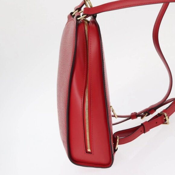 LOUIS VUITTON Epi Mabillon Backpack Castilian Red M52237 LV Auth 155376 main image 4